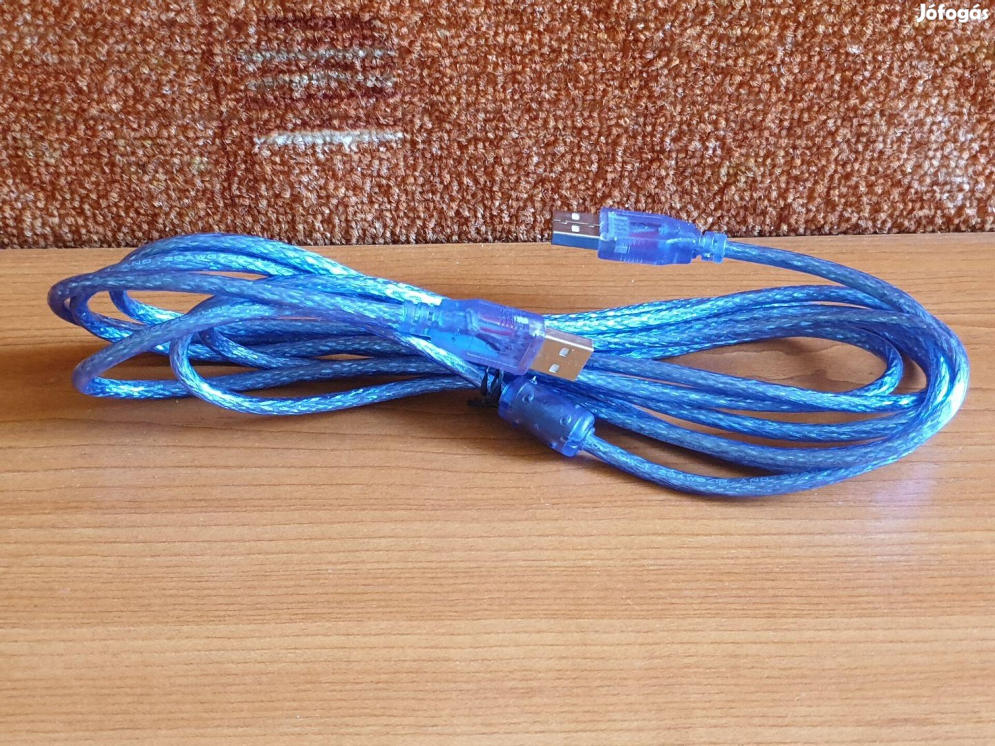 3m árnyékolt kék USB USB kábel újszerű