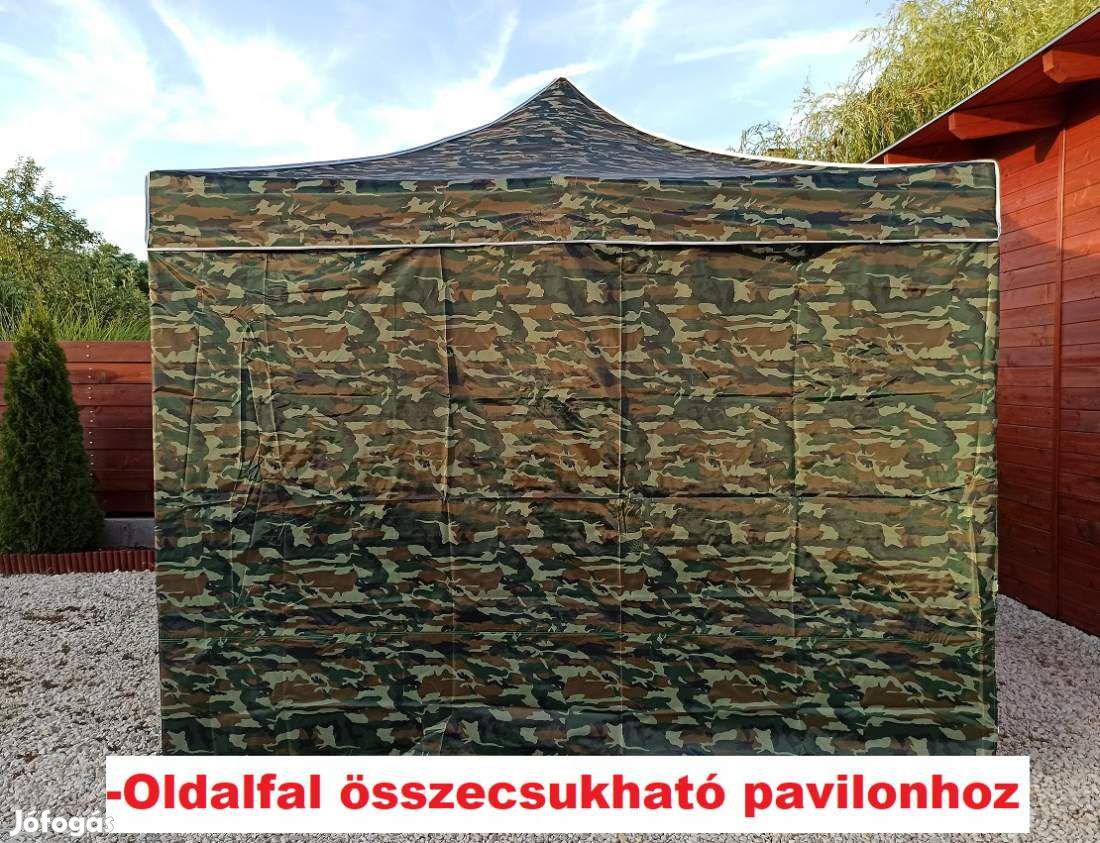 3m oldalfal terep színű oldalponyva rendezvény sátorhoz