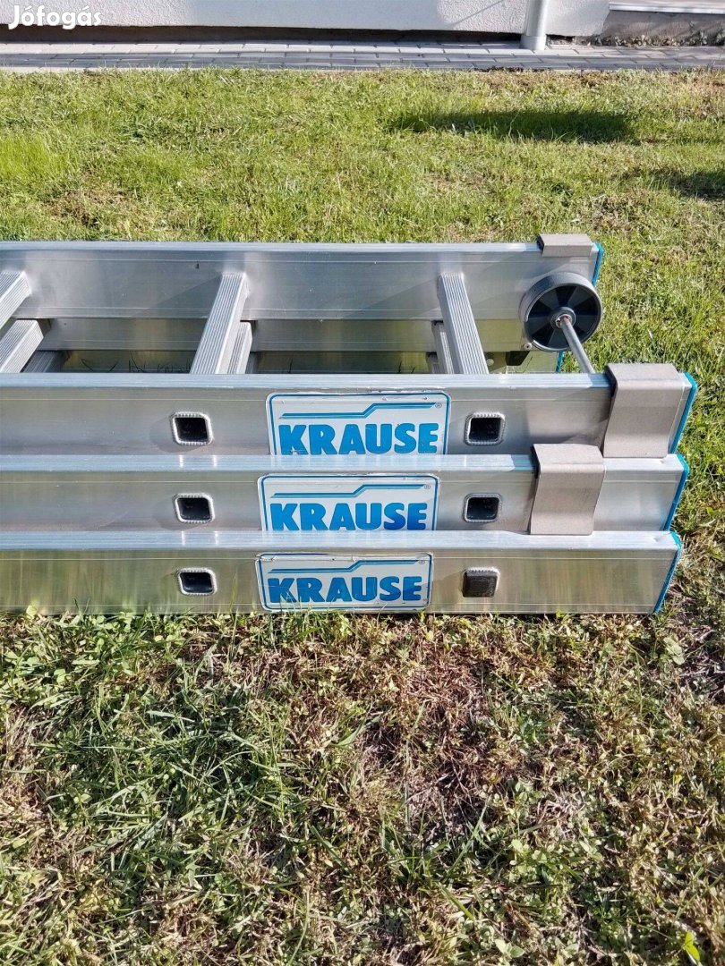 3x12 fokos Krause Stabilo alu létra Kitűnő Állapot!