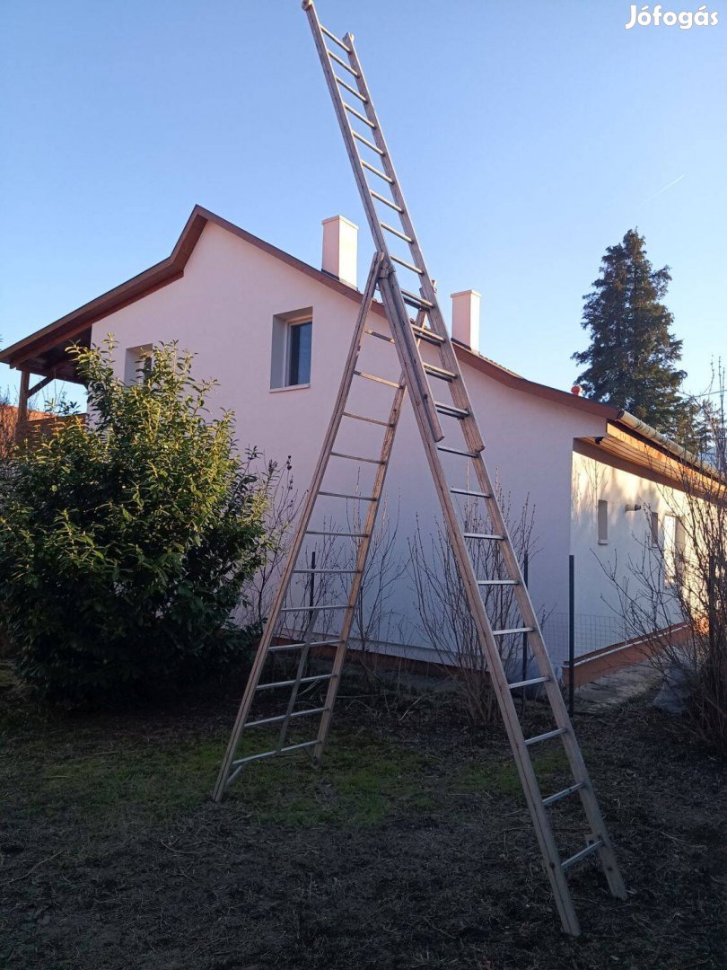 3x13 fokos alumínium létra többcélú, kitolható, stabil