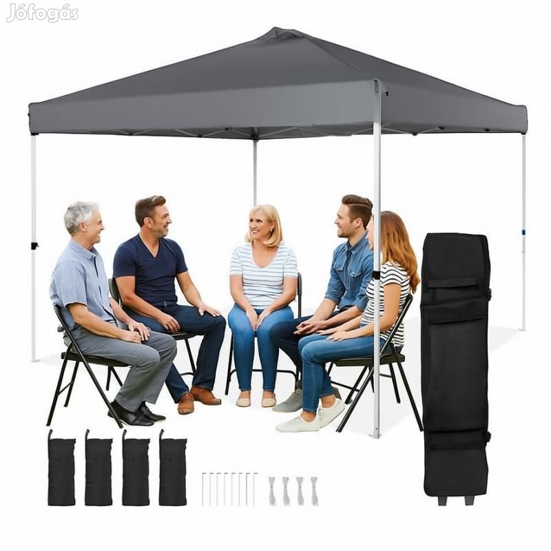 3x3 m Pop-up sátor  Összecsukható rendezvénysátor