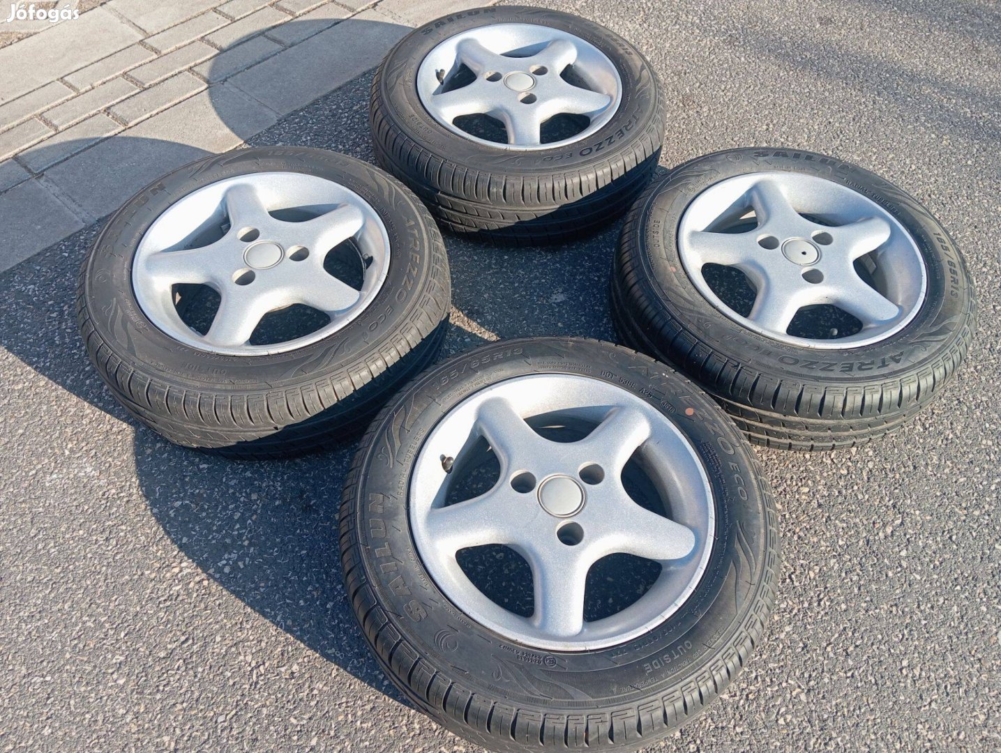 3x98 Peugeot 106 és Citroen Saxo alufelnik 165/65R13 gumikkal