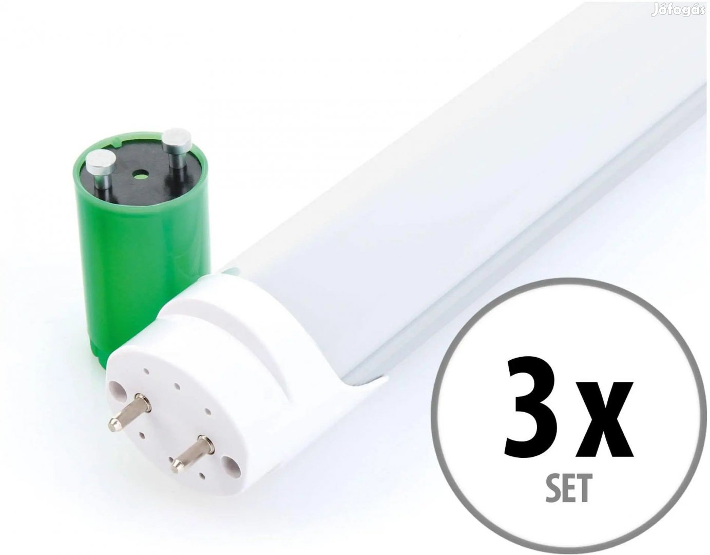 3x Showlite LED Csőfény T8W24K45F-1500mm Készlet (nappali fehér 4500