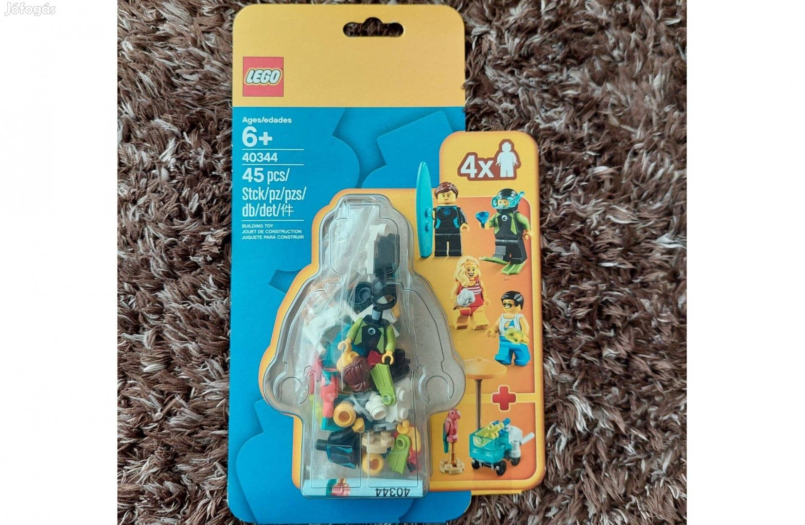 40344 LEGO City Nyári vakáció minifigura csomag! Bontatlan, Ú!j