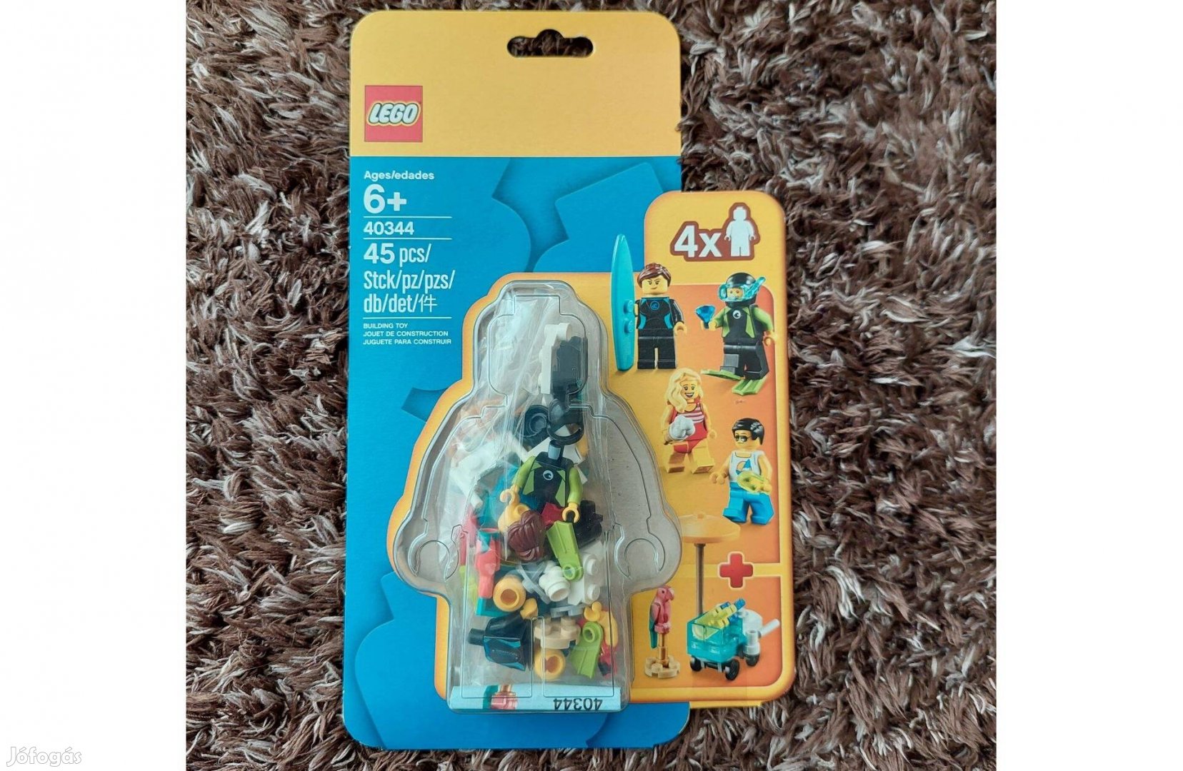 40344 LEGO City Nyári vakáció minifigura csomag! Bontatlan, új termék