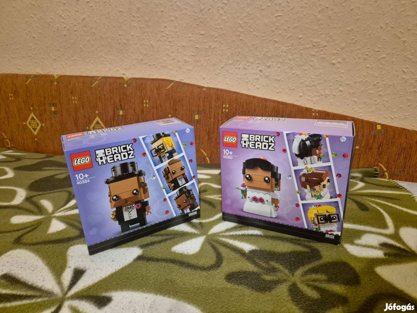 40383-40384 LEGO vőlegény+menyasszony Brickheadz