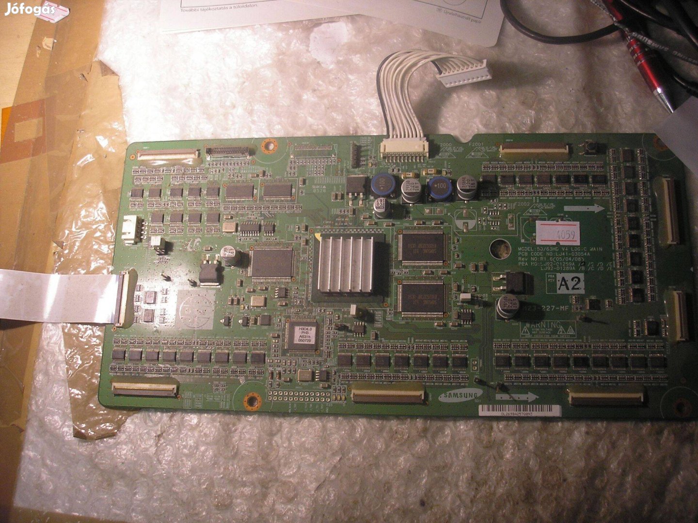 4059 Samsung plazma CTRL LJ41-03054A LJ92-01269A LJ92-01289A 50PF9630A