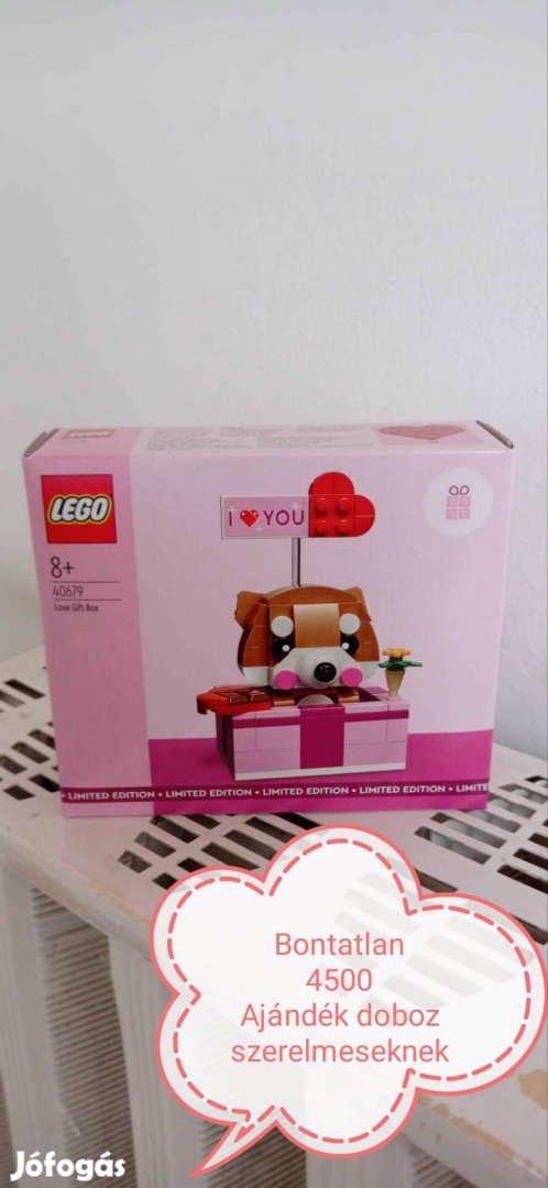 40679 bontatlan szerelmes ajándék doboz maci lego