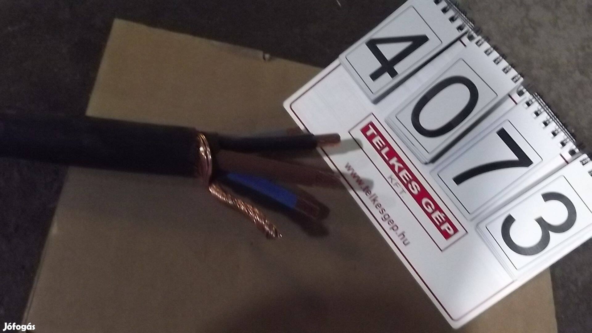 4073 - Kábel, Nycwy 4X120 MM2 PVC Szigetelésű Kábel Réz Vezetővel, Réz