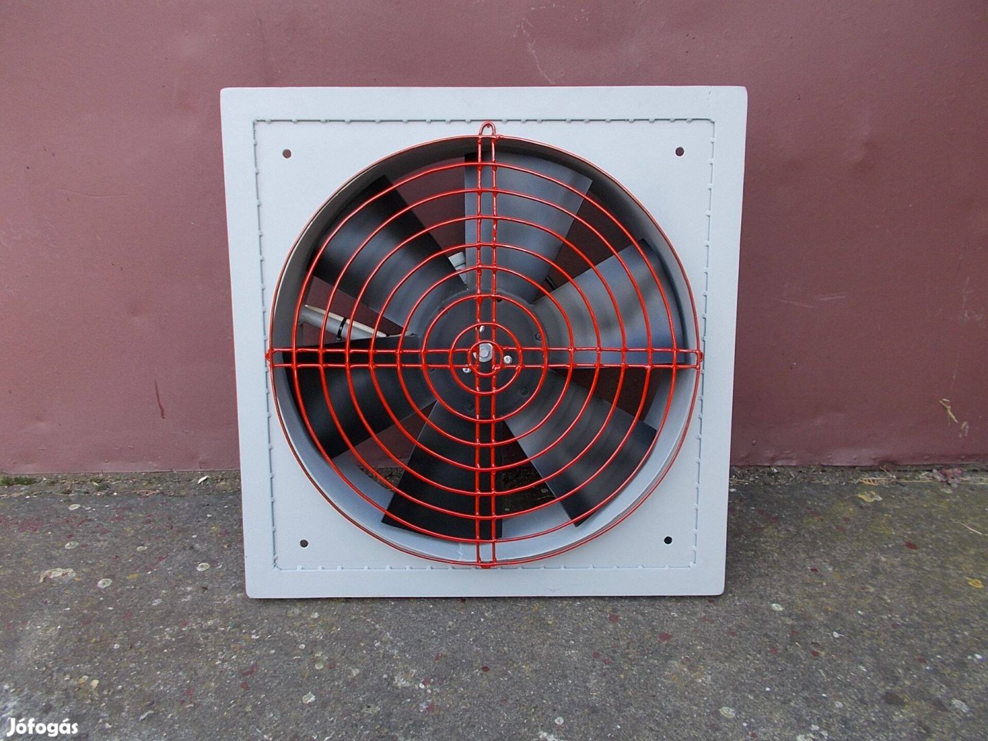 40,4 cm-es felújított ipari ventilátor 220V-70W-1350f/p villanymotor