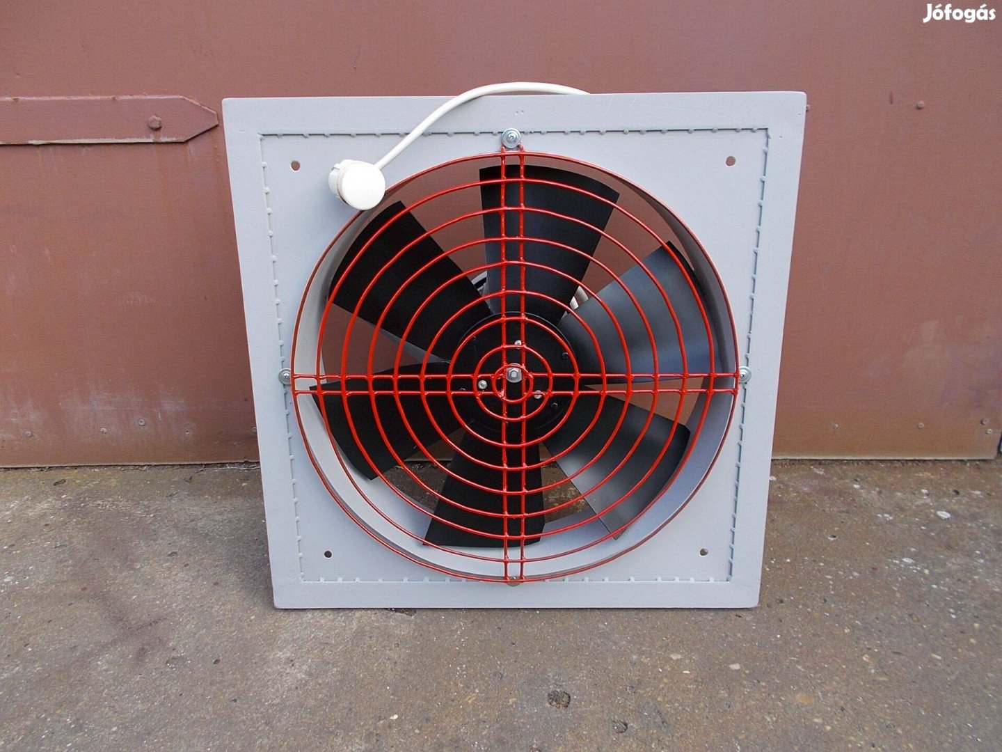 40,9 cm-es felújított ipari ventilátor 220V-130W-1400f villanymotorral