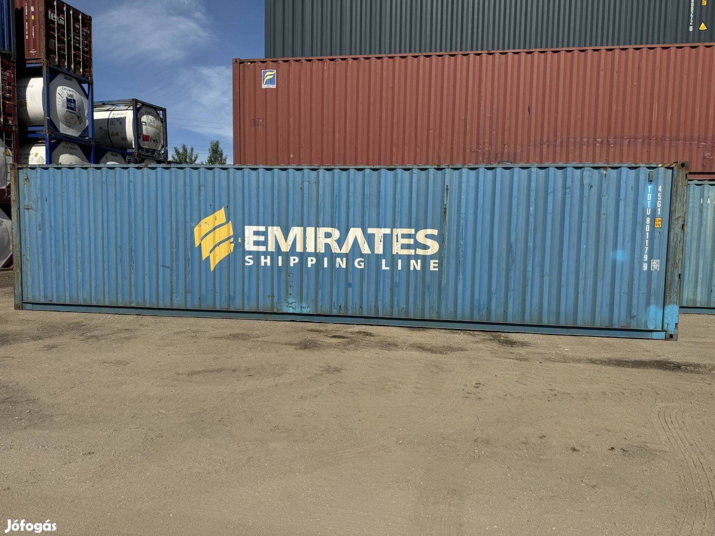 40DC és 40HC Tengeri Konténer Több Színben