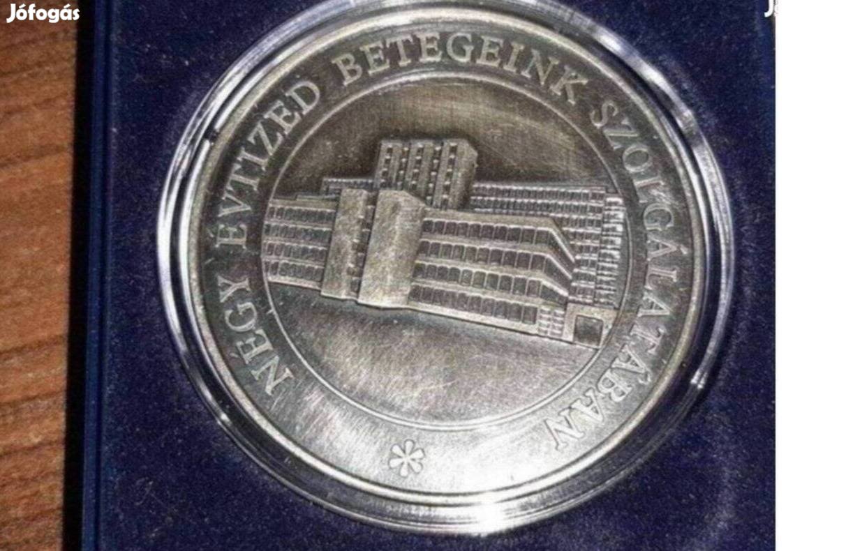 40 Éves A Jahn Ferenc Kórház Plakett