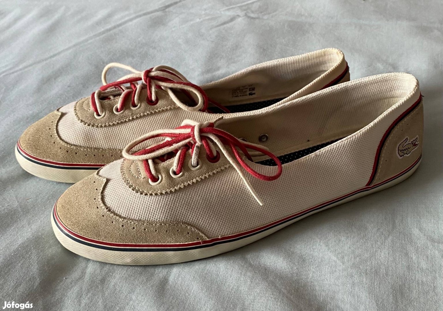 40 - es. Lacoste, női balerina cipő!