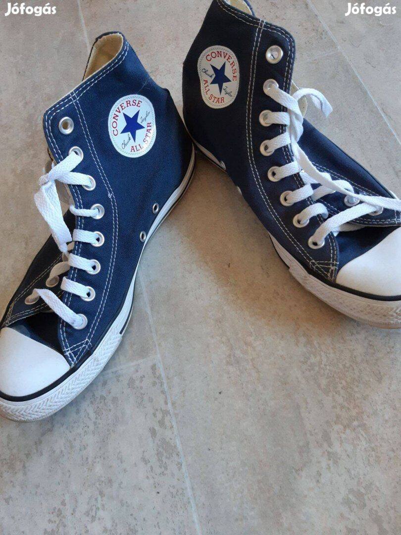 40-es Converse kék ,unisex, magas szárú cipő
