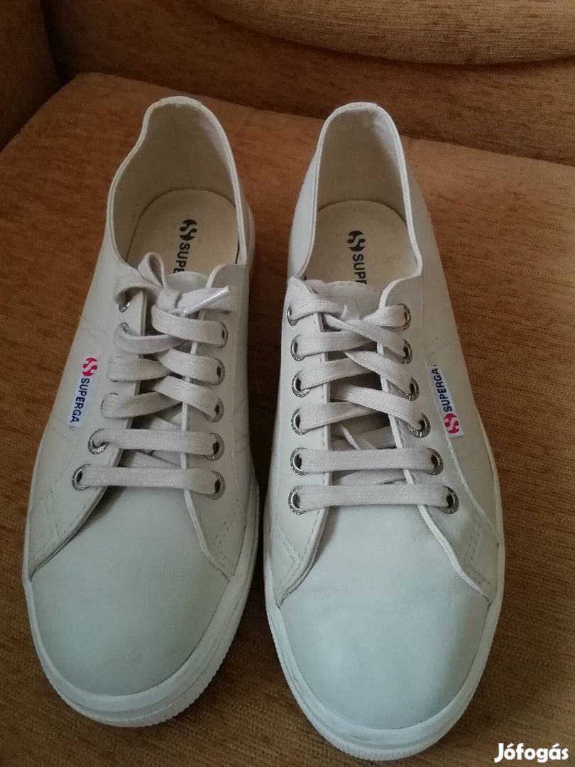 40-es Superga női, lányka minőségi márkás platform cipő 
