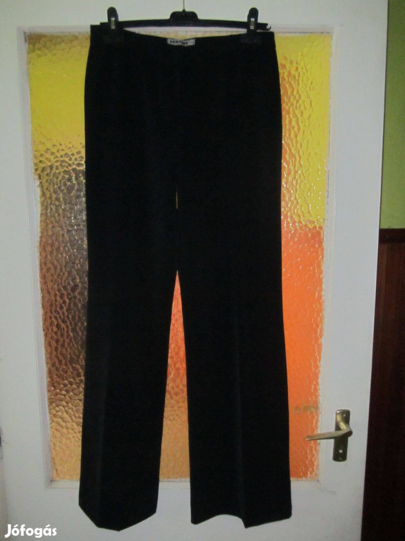 40-es Szöszy fekete alkalmi szövetnadrág