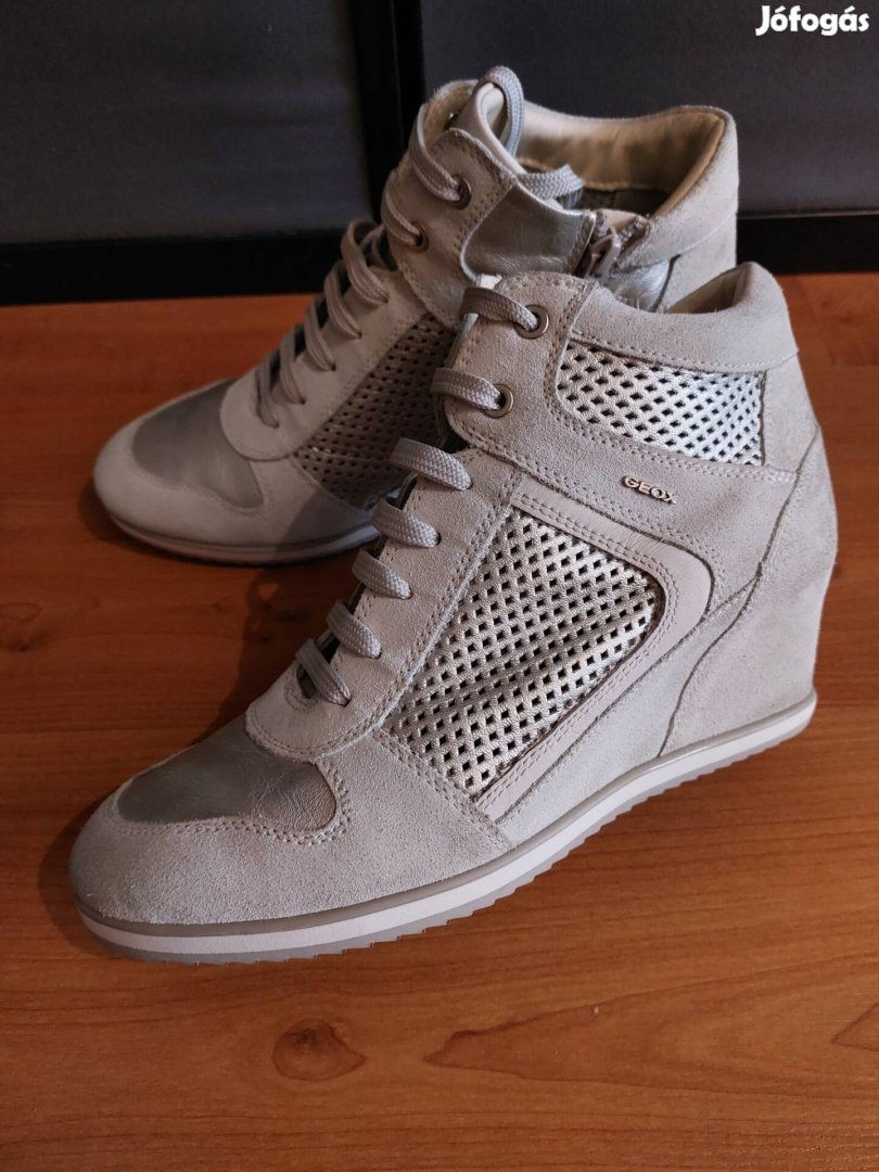 40-es, Geox D Illusion női  bőr cipő magas sneaker