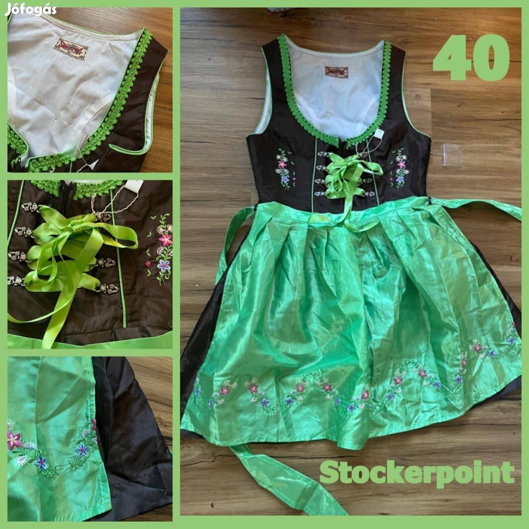 40-es barna-zöld új Dirndl ruha /Stockerpoint/