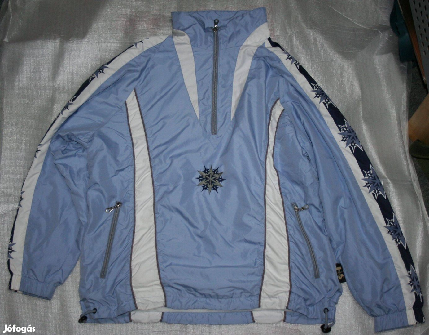 40-es kék színű dzseki felső