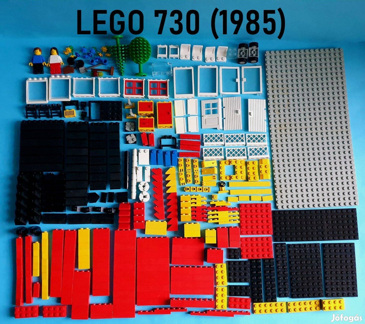 40 éves LEGO Basic Building Set 730 (1985), hiánytalan