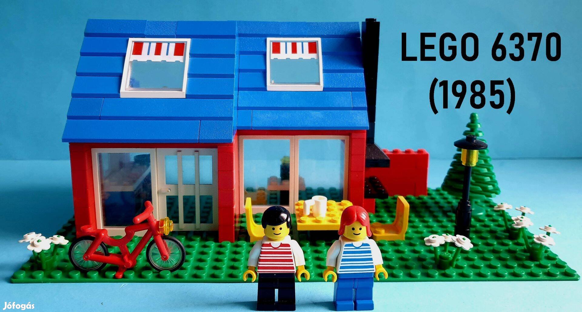 40 éves LEGO Legoland 6370 Weekend Home (1985), hiánytalan