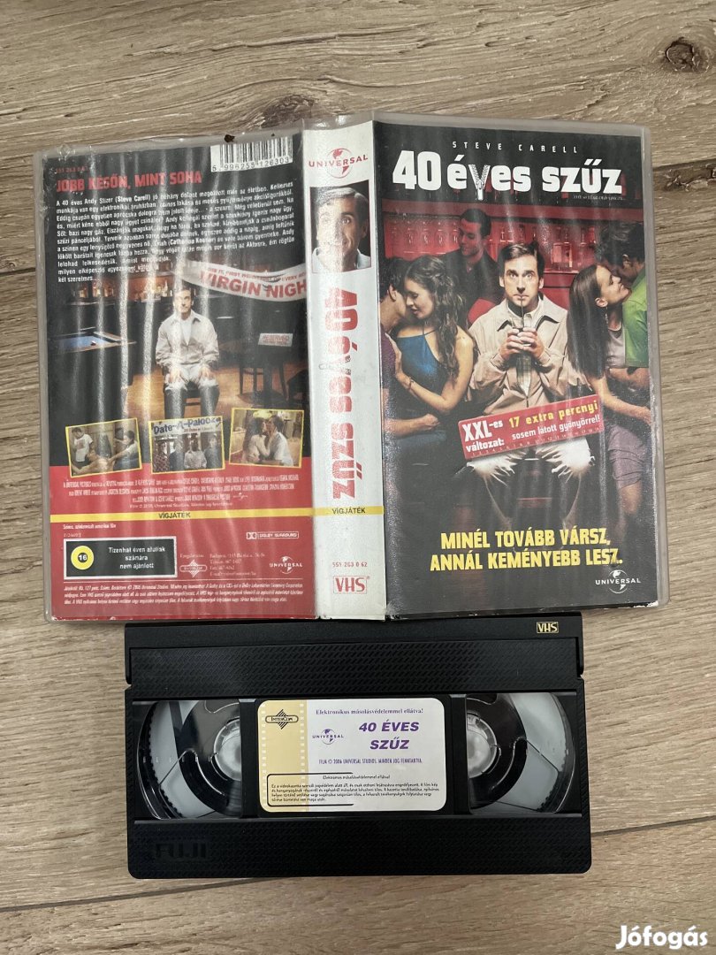 40 éves szűz vhs 