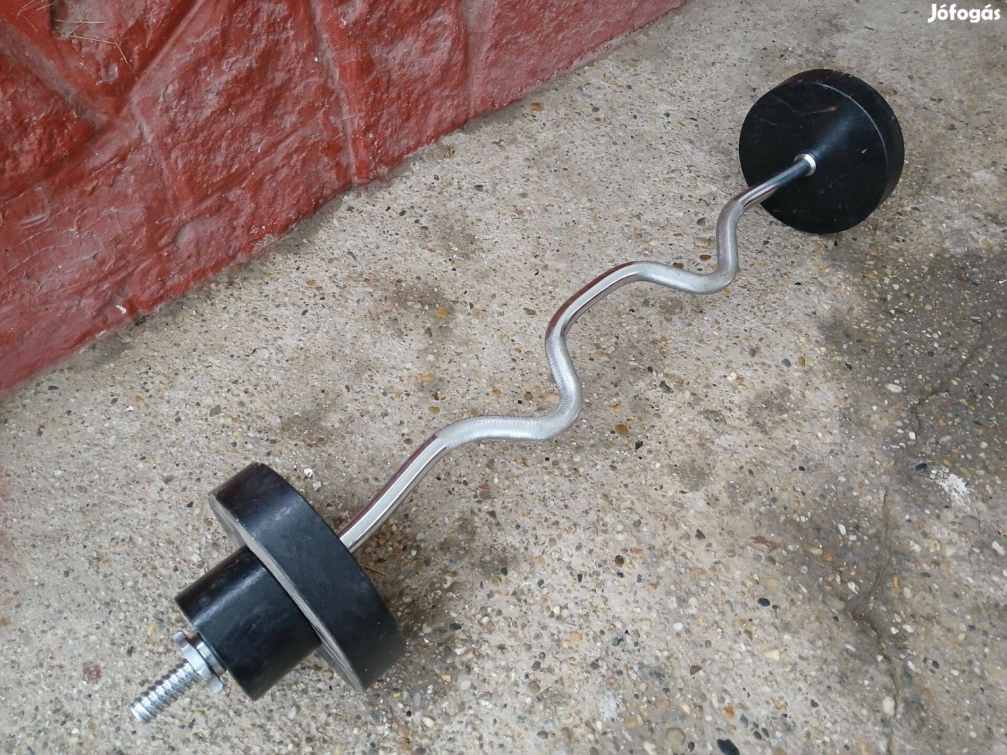 40 kg francia rúd súlytárcsa készlet szett súly súlyzó