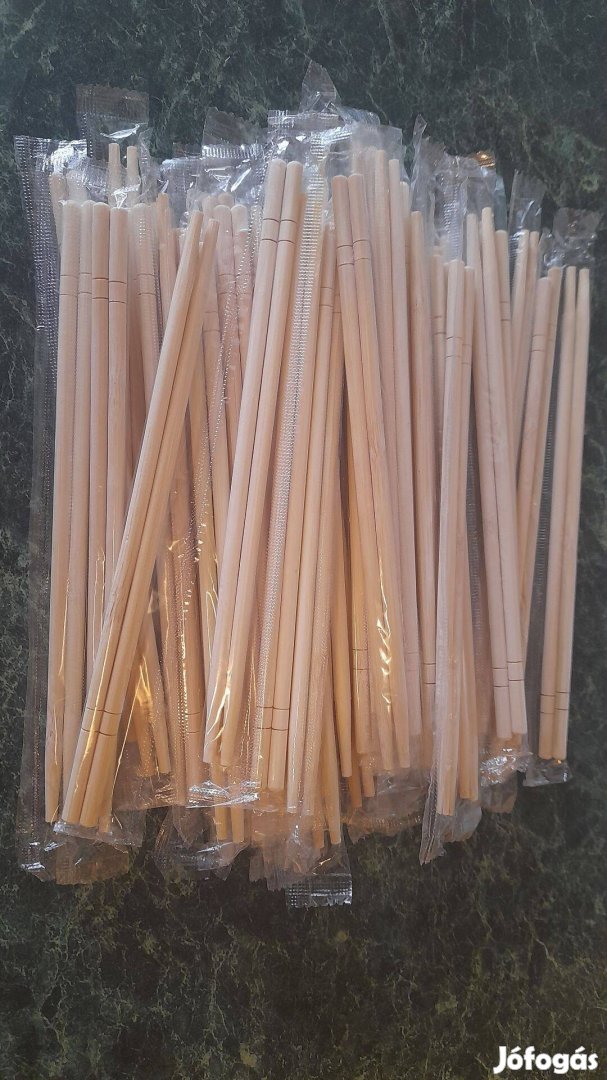 40 pár 18 cm hosszúságú csomagolt kínai evőpálcika