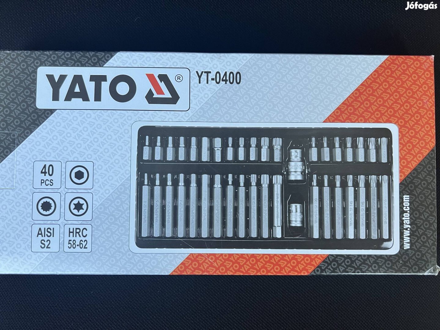 40 részes yato imbusz-torx készlet 