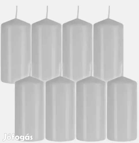 40db. Nagy Gyertya Fehér 25x2,5cm 4993