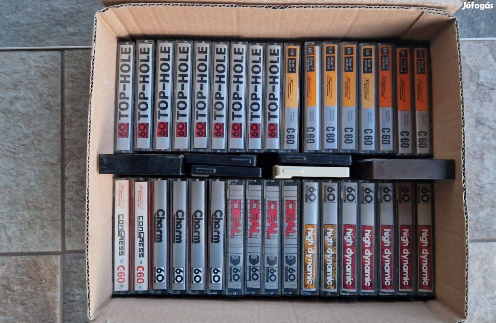 40db vegyes normál magnó kazetta csomag