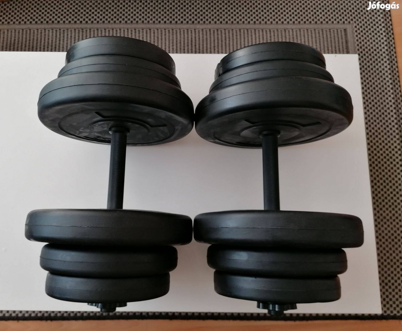 40kg súlyzó szett, vadonatúj, bontatlan!