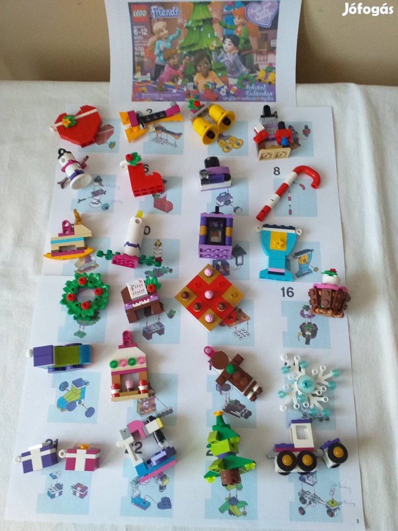 41353 Lego Friends Adventi naptár (2018) - hiányos!