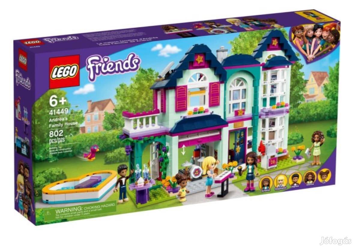 41449 Lego Friends Andrea családi háza