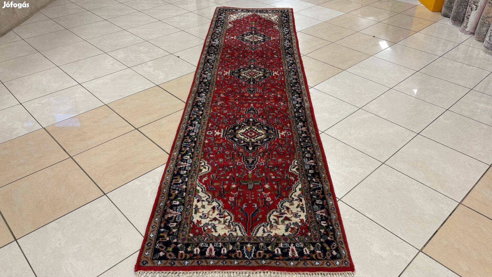 4178 Akció Hindu Kashan Kézi gyapjú perzsa futó szőnyeg
