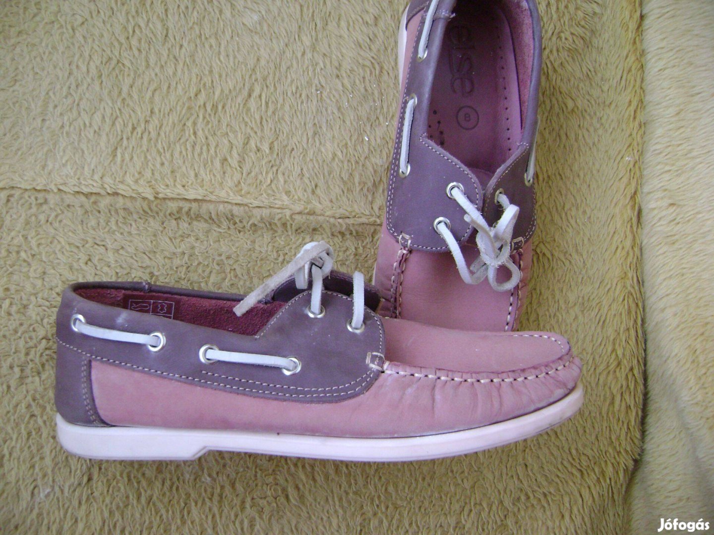 41-es vitorláscipő női bőr cipő, unisex félcipő