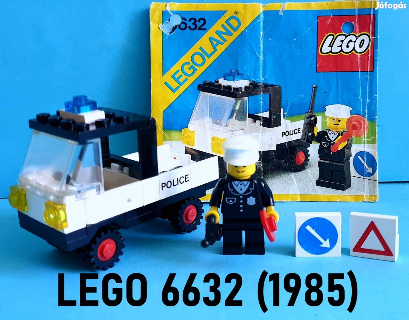 41 éves LEGO Legoland 6632 Tactical Patrol Truck 1985,