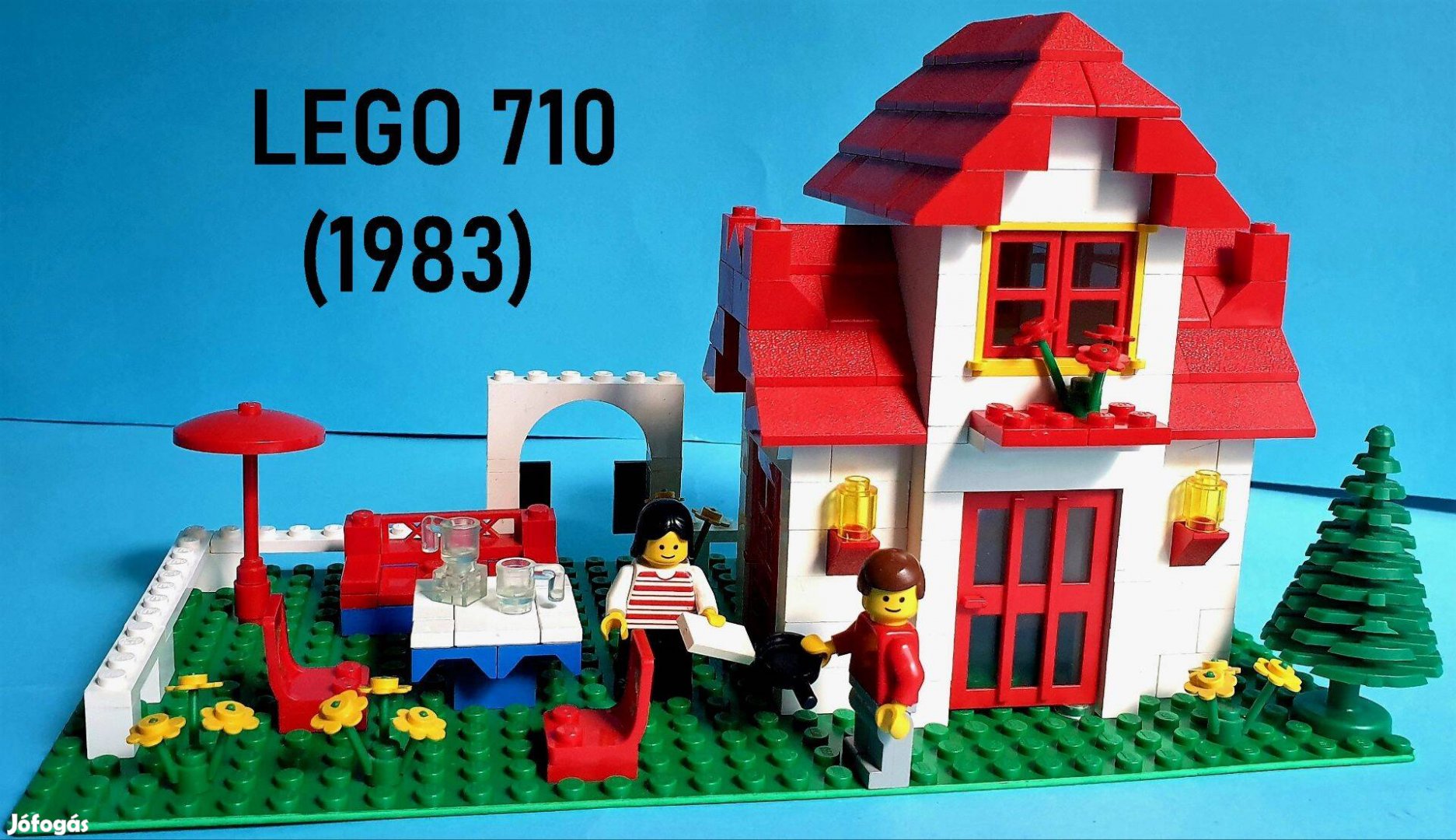 41 éves LEGO Universal Building Set 710 (1983) hiánytalan, útmutató