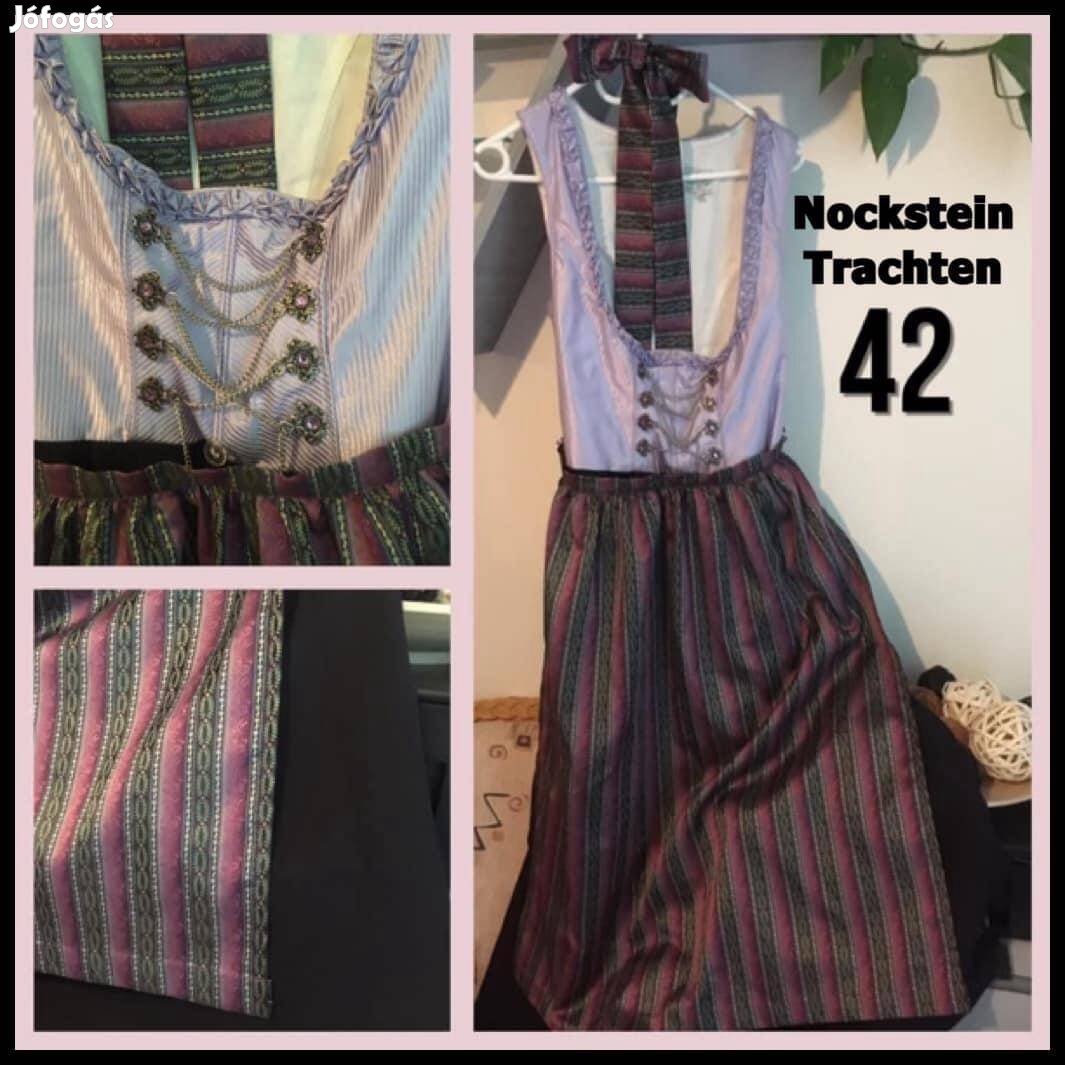 42-es hosszú lika-fekete Dirndl ruha