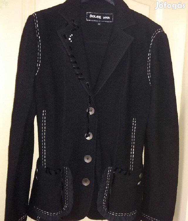 42-es kis fekete zakó új