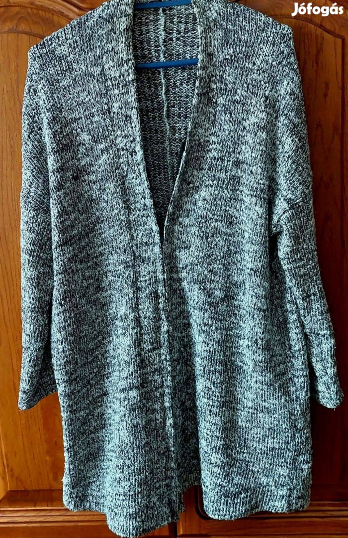 42-es szürke hosszú kardigán
