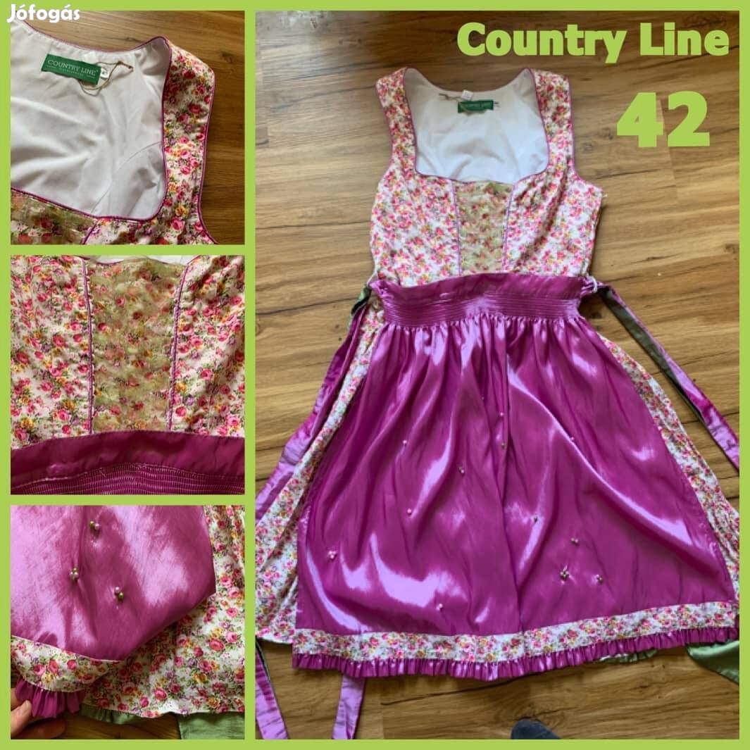 42-es virág mintás Dirndl ruha /Country Line/