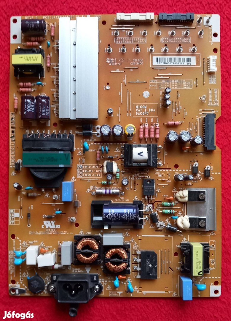 42lb671v táp panel