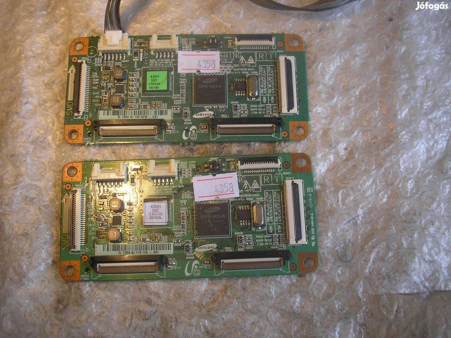 4358 Samsung CTRL panel LJ41-09475A 43DH R1.6 LJ92-01793A PS43D451,