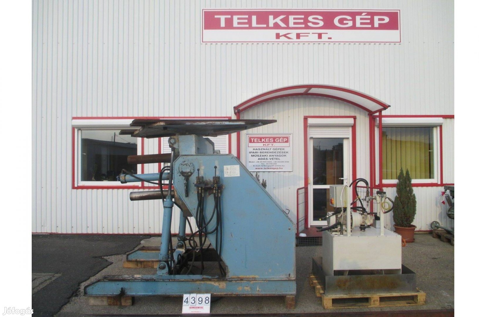 4398 - Hegesztőforgatóasztal Pozicionáló Asztal 6 T