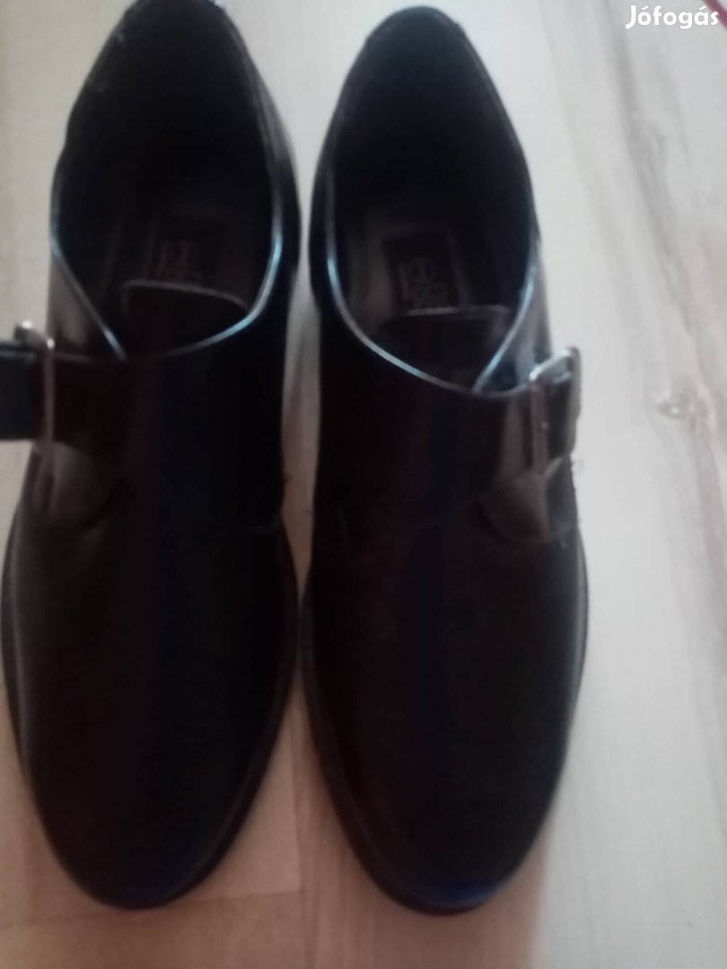 43 as Redohorn vadi új valódi bőr fekete cipő 
