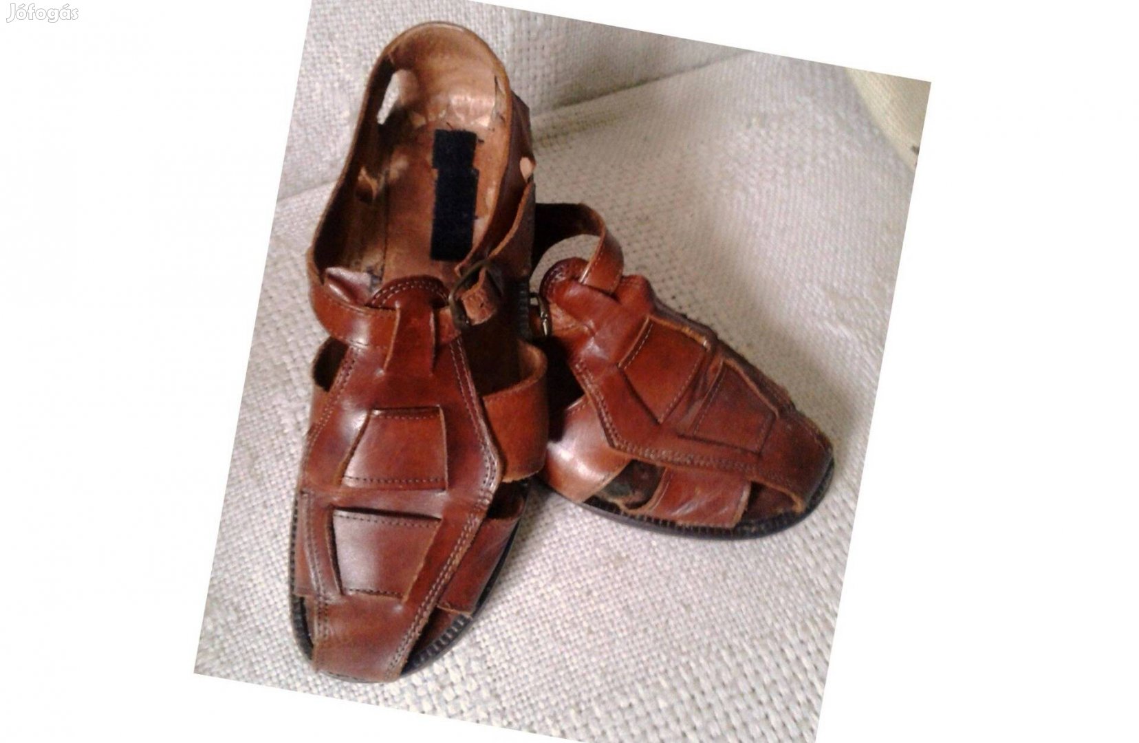 43-as barna Férfi bőr cipő eladók