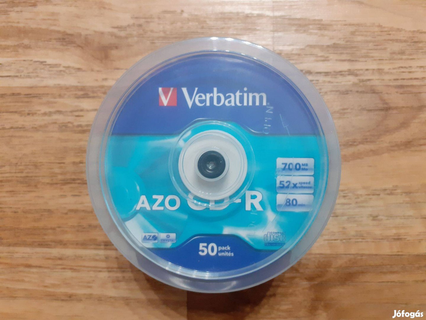 43 db Verbatim AZO CD-R 700MB, 52x, 80min Crystal bevonatos