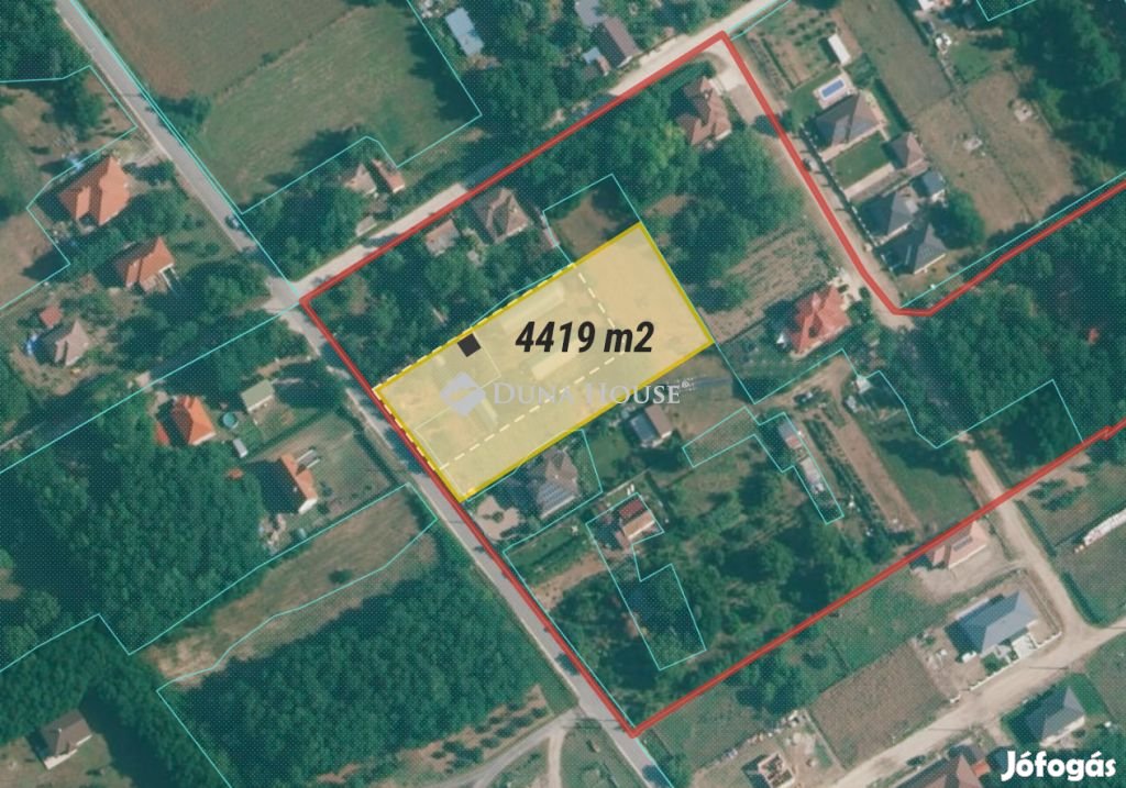 4419 nm-es telek eladó Ballószög